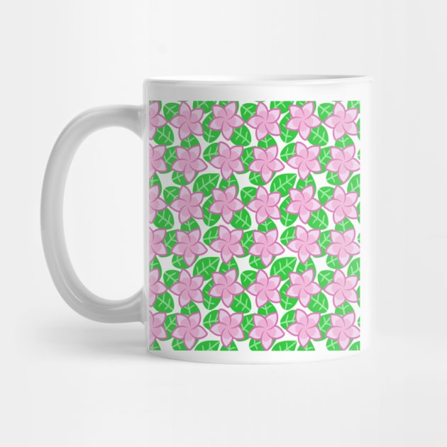 Frangipani Flower Pattern by BiscuitSnack